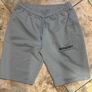 Burberry Light Gray Athletic Men's Shorts